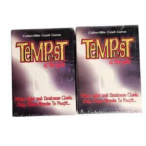 Black Dragon Tempest Of The Gods Starter Decks CCG Lot Of 2 1995 Brand New